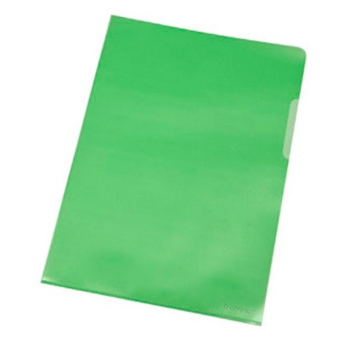 Obwoluta Q-CONNECT typu L, PP, A4, groszkowa, 120mikr., 10szt., zielona Obwoluta Q-CONNECT typu L, PP, A4, groszkowa, 120mikr., 10szt., zielona