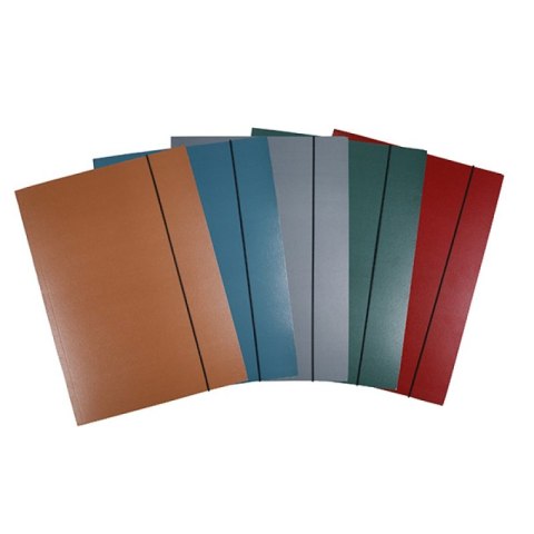 Teczka z gumką OFFICE PRODUCTS Natura, karton/lakier, A4, 300gsm, 3-skrz., mix kolorów Teczka z gumką OFFICE PRODUCTS Natura, karton/lakier, A4, 300gsm, 3-skrz., mix kolorów