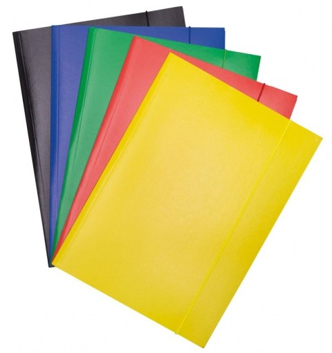 Teczka z gumką OFFICE PRODUCTS, karton, A4, 300gsm, 3-skrz., mix kolorów Teczka z gumką OFFICE PRODUCTS, karton, A4, 300gsm, 3-skrz., mix kolorów