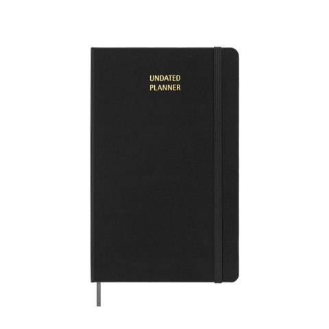 Kalendarz tygodniowy MOLESKINE bez dat, L, twarda oprawa, 13x21cm, czarny Kalendarz tygodniowy MOLESKINE bez dat, L, twarda oprawa, 13x21cm, czarny