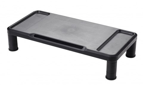 Podstawka pod monitor Q-CONNECT, 55,5x26,5cm, z regulacją wysokości, czarna Podstawka pod monitor Q-CONNECT, 55,5x26,5cm, z regulacją wysokości, czarna