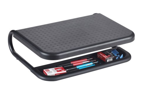 Podstawka pod monitor Q-Connect, 38x29,5cm, z regulacją wysokości, czarna Podstawka pod monitor Q-Connect, 38x29,5cm, z regulacją wysokości, czarna