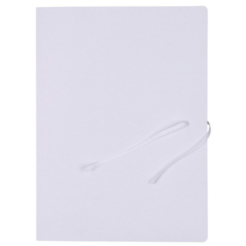 Teczka wiązana OFFICE PRODUCTS Budget Pro, karton, biała wewn., A4, 250gsm, 3-skrz., biała Teczka wiązana OFFICE PRODUCTS Budget Pro, karton, biała wewn., A4, 250gsm, 3-skrz., biała