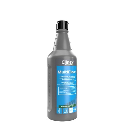 Uniwersalny środek CLINEX Multi Clean, do mycia powierzchni wodoodpornych, Green Tea, 1l Uniwersalny środek CLINEX Multi Clean, do mycia powierzchni wodoodpornych, Green Tea, 1l