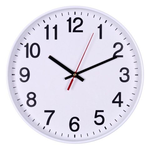 Zegar ścienny OFFICE PRODUCTS, plastikowy, 30cm, biały Zegar ścienny OFFICE PRODUCTS, plastikowy, 30cm, biały