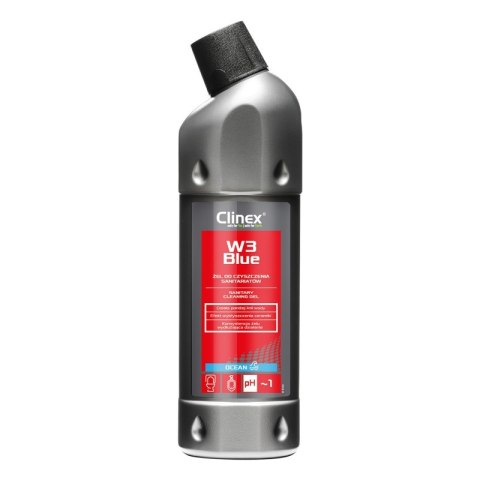Żel CLINEX W3 Blue, do czyszczenia sanitariatów, 1l Żel CLINEX W3 Blue, do czyszczenia sanitariatów, 1l