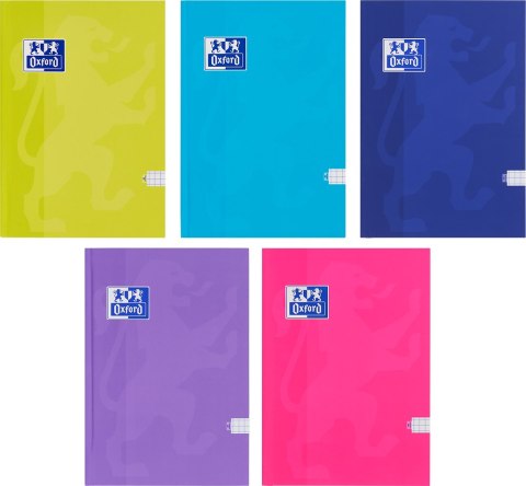 Brulion Oxford Touch Szyty A5 60 kartek 90 g kratka 5x5 mm 400175259