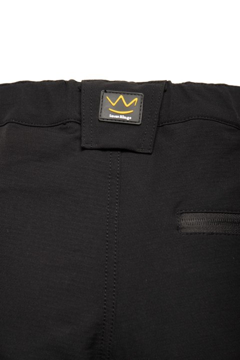 TRAIL SPODNIE KRÓTKIE STAL/CZARNY - SEVEN KINGS
