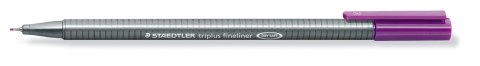 Cienkopis triplus, trójkątny, 0.3 mm, fioletowy, Staedtler S 334-6 Cienkopis triplus, trójkątny, 0.3 mm, fioletowy, Staedtler S 334-6