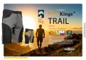 TRAIL SPODNIE KRÓTKIE STAL/CZARNY - SEVEN KINGS