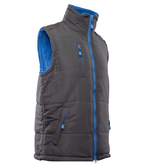 KAMIZELKA COLINO - Stal/Niebieski M