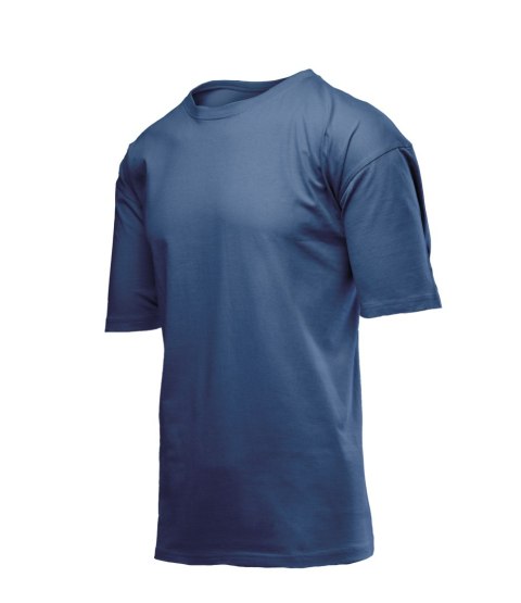 KOSZULKA BAWEŁNA GRANAT - Granatowy L