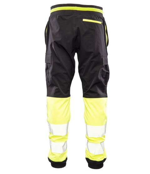 FLASH JOGGER SPODNIE SKF03Y CZARNY/ŻÓŁTY KAT II - Czarny-Żółty(cy) M
