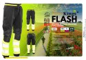 FLASH JOGGER SPODNIE SKF03Y CZARNY/ŻÓŁTY KAT II - Czarny-Żółty(cy) M