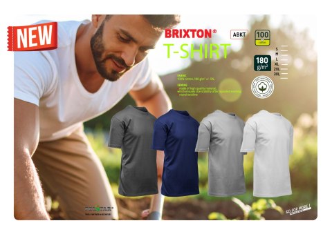 KOSZULKA BAWEŁNA GRANAT - Granatowy M