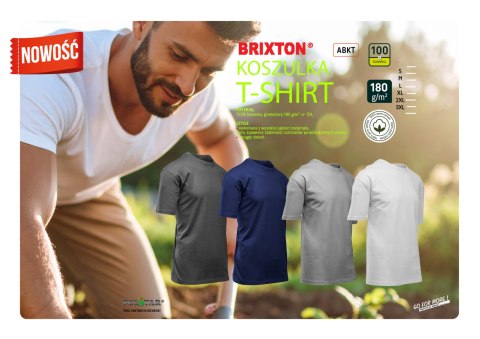 KOSZULKA BAWEŁNA GRANAT - Granatowy S