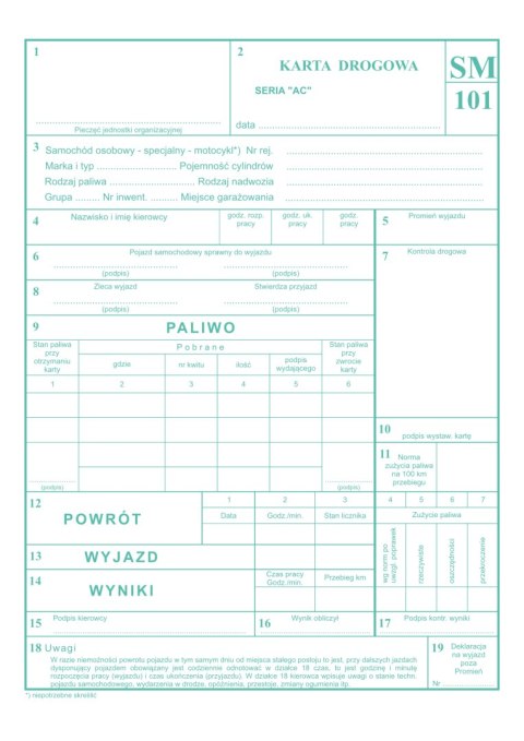 802-3N Karta drogowa MICHALCZYK&PROKOP A5 80 kartek