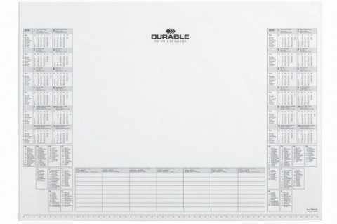 Dodatkowy wkład z kalendarzem (do 7291) 570x410 biały 729202 DURABLE (24-25r)