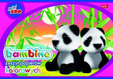 Zeszyt papierów kolorowych nabłyszczanych A4 10 kartek MINI ZOO BAMBINO *1802 MAJEWSKI Zeszyt papierów kolorowych nabłyszczanych A4 10 kartek MINI ZOO BAMBINO *1802 MAJEWSKI