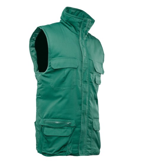 BRASS KAMIZELKA 7-KIESZENIOWA - Zielony XL