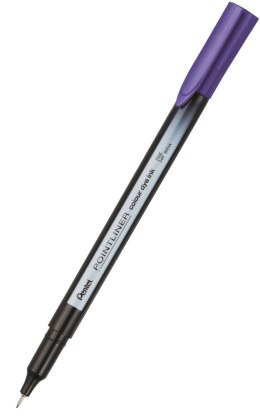 Cienkopis pointliner colour, fioletowy z tuszem na bazie wody, S40-V PENTEL