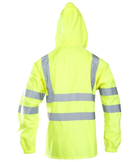 FLASH KURTKA POLIESTER/PU - Żółty 3XL.