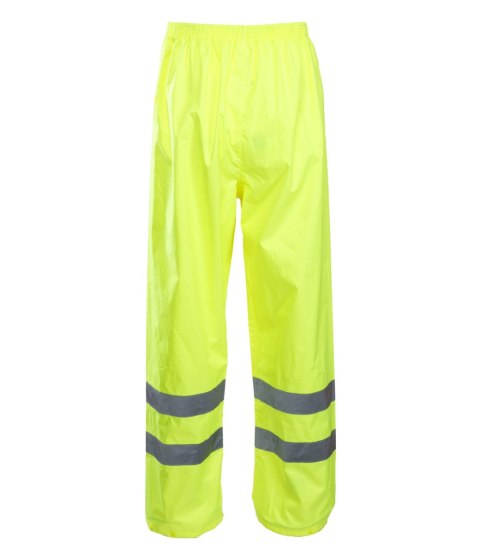 FLASH SPODNIE POLIESTER/PU - Żółty 2XL.