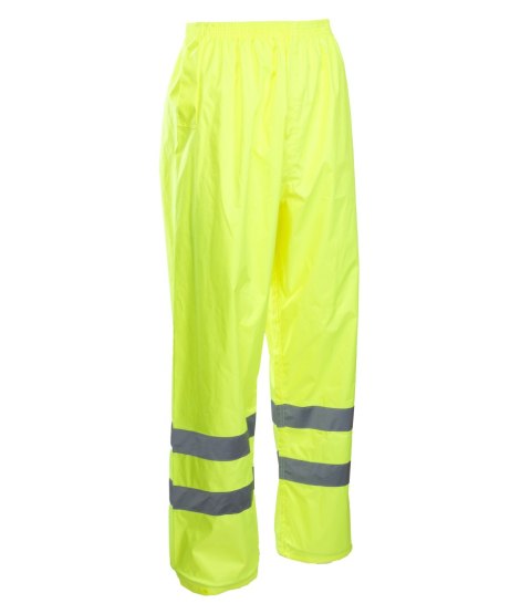 FLASH SPODNIE POLIESTER/PU - Żółty 2XL.