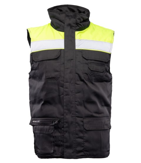 KAMIZELKA BRASS VISION PLUS - żółto-czarny 2XL.