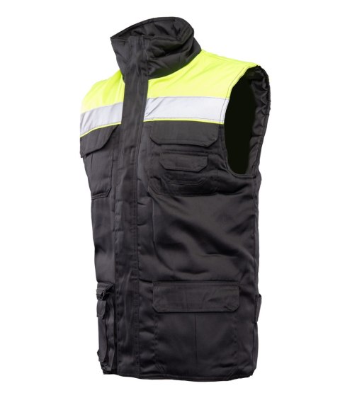 KAMIZELKA BRASS VISION PLUS - żółto-czarny 2XL.