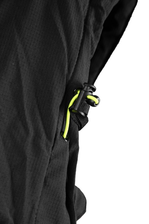 KURTKA SAFE CZARNA - Czarny/Żółty L