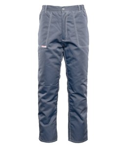 SPODNIE DO PASA OCIEPLANE - Stalowy L