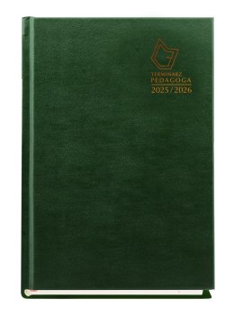 Terminarz PEDAGOGA 2026/2027, ZIELEŃ A5, Michalczyk i Prokop T-150V-Z