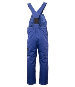 OGRODNICZKI OCIEPLANE WSTAWKA KOLOR - Niebiesko/Czarny M