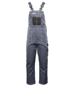 OGRODNICZKI OCIEPLANE WSTAWKA KOLOR - Stalowo - czarny 2XL.