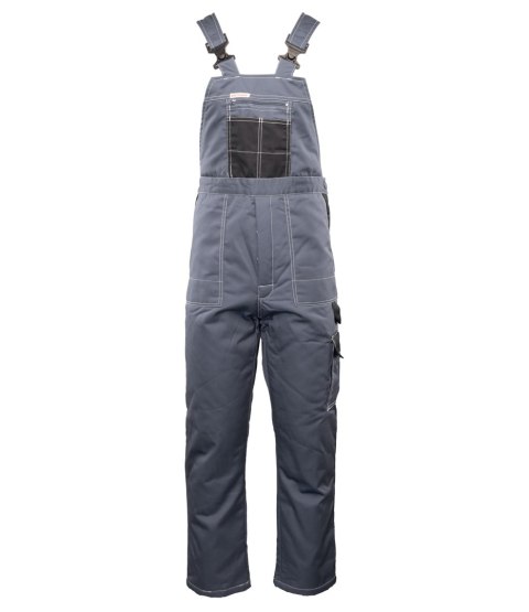 OGRODNICZKI OCIEPLANE WSTAWKA KOLOR - Stalowo - czarny M