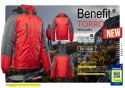 BENEFIT TORRO KURTKA STALOWY/CZERWONY - SC 3XL.