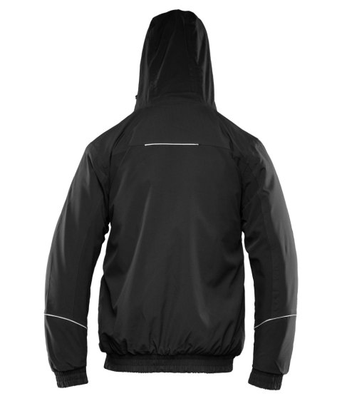 KURTKA SAFE CZARNA - Czarny/Żółty 2XL.