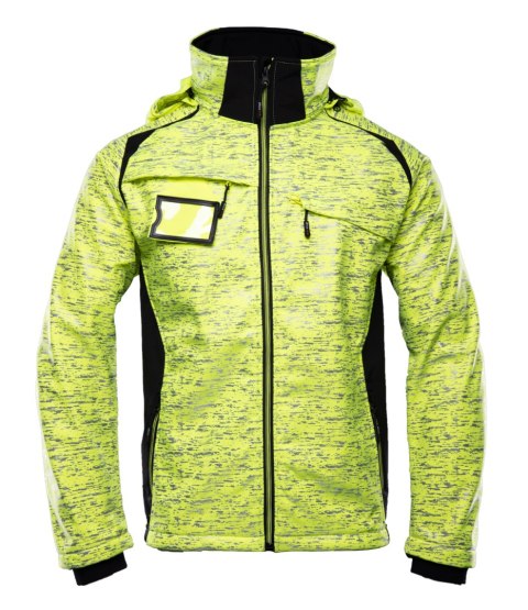 SEVEN KINGS CROSS SOFTSHELL KURTKA ŻÓŁĆ - Żółty (_y) 2XL.