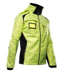 SEVEN KINGS CROSS SOFTSHELL KURTKA ŻÓŁĆ - Żółty (_y) 2XL.