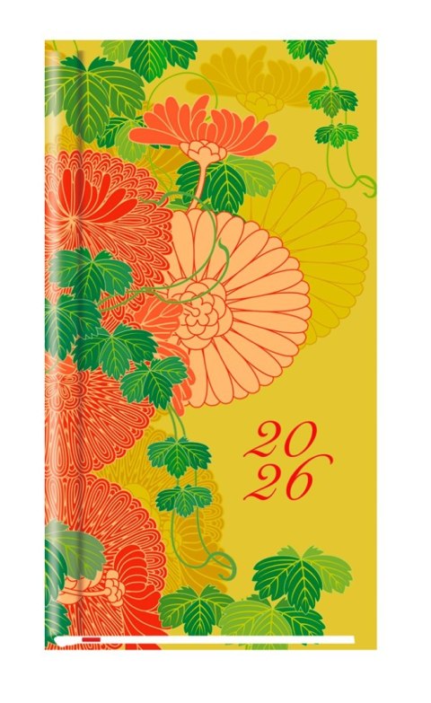 Terminarz Kieszonkowy 90x165mm 2026 Michalczyk i Prokop T-231F-05 kalendarz 1 tydzień na 2 stronach