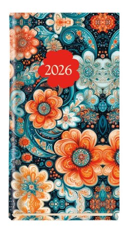 Terminarz Koliber 75x130mm 2026 Michalczyk i Prokop T-320-03 KALENDARZ tydzień na 2 stronach