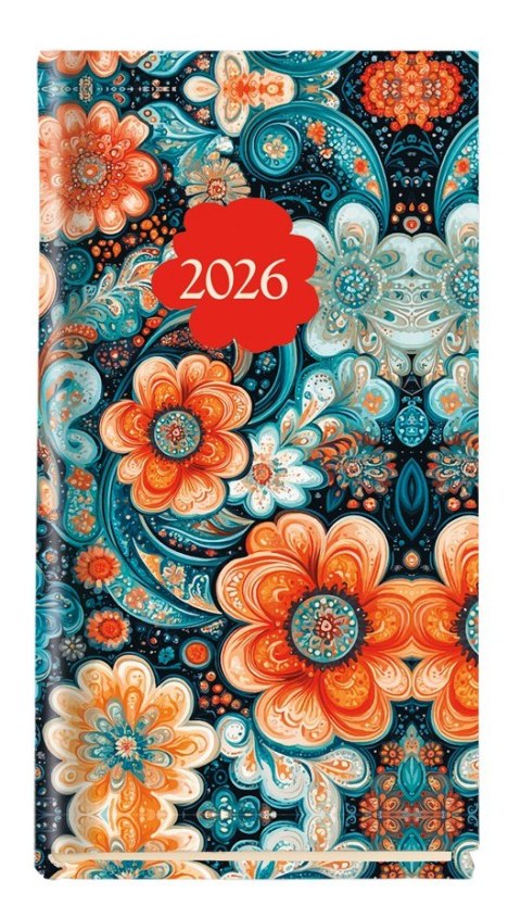 Terminarz Koliber 75x130mm 2026 Michalczyk i Prokop T-320-03 KALENDARZ tydzień na 2 stronach