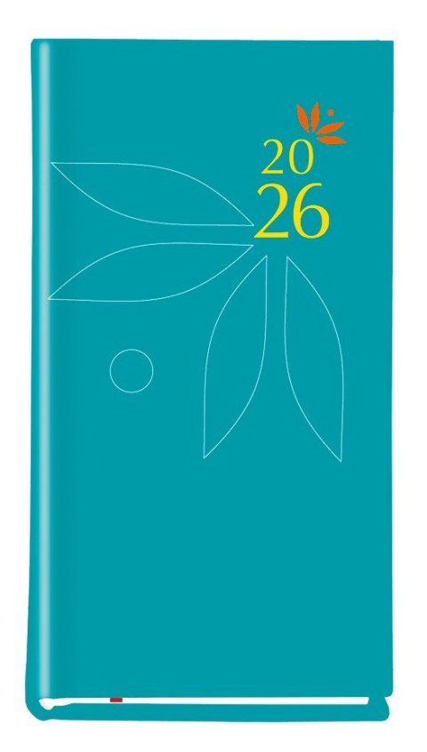 Terminarz Koliber 75x130mm 2026 - morski Michalczyk i Prokop T-320-05 KALENDARZ tydzień na 2 stronach