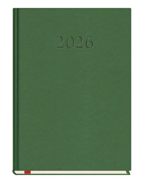 Terminarz Popularny A5 2027, zielony, kalendarz 1 tydzień na 2 stronach, Michalczyk i Prokop T-209V-Z2