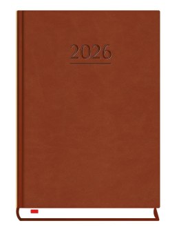 Terminarz Powszechny B6 2026 - ciemno brązowy Michalczyk i Prokop T-200V-S2 kalendarz dzienny