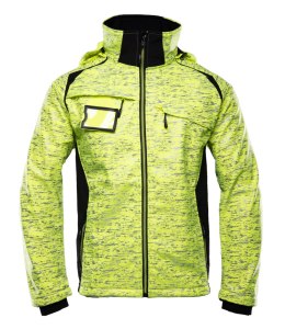 SEVEN KINGS CROSS SOFTSHELL KURTKA ŻÓŁĆ - Żółty (_y) 3XL.