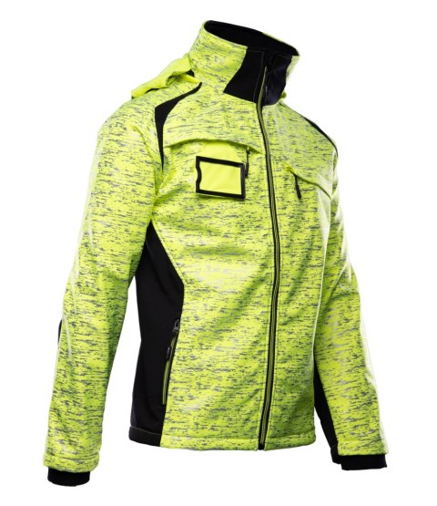 SEVEN KINGS CROSS SOFTSHELL KURTKA ŻÓŁĆ - Żółty (_y) 3XL.