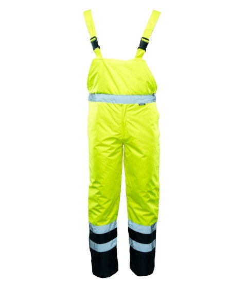 SPODNIE OGRODNICZKI HI-VI - KAT.II KLASA 2 - Żółty (_y) S