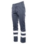 WAIST PANTS ODBLASK - Stalowy/odbask 17353 25